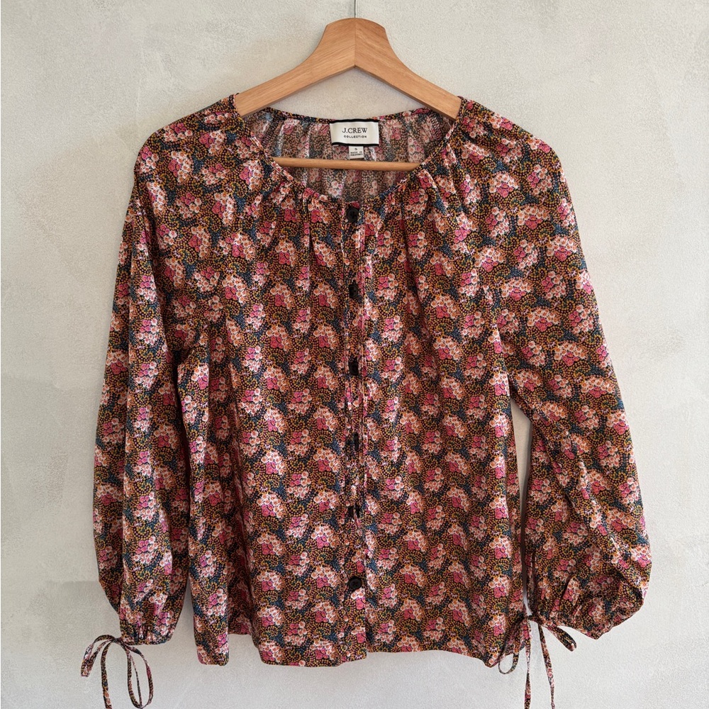 J. Crew Collection - Women's Floral Blouse